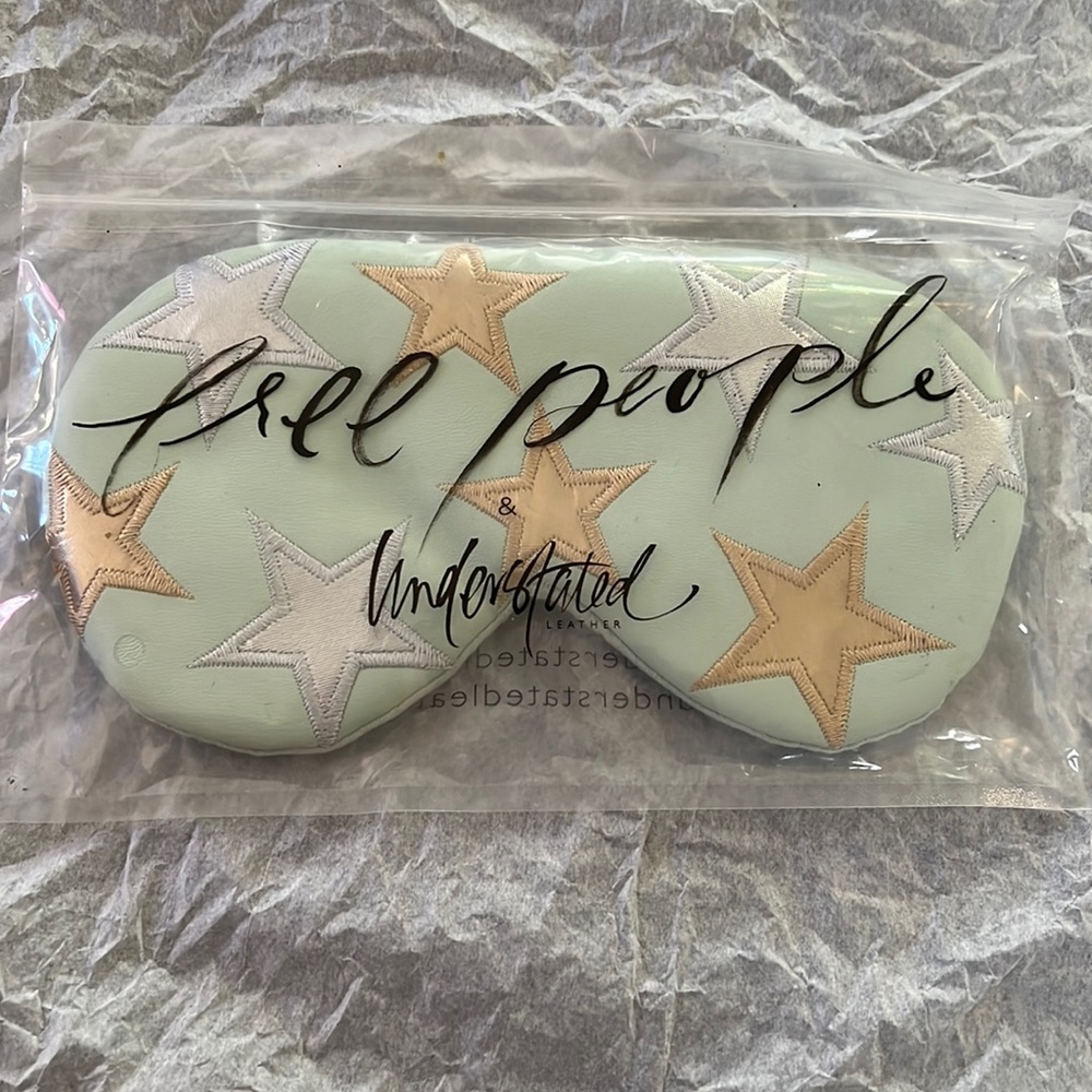 Free People& Understated Leather Cooling Mask-Gorgeous!